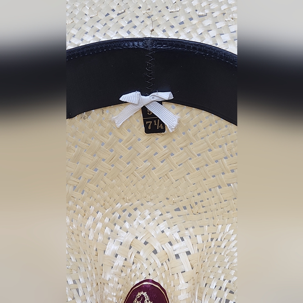 New Stetson Stallion Cowboy Hat Texas USA 7-1/4" Straw Hat - Picture 6 of 7